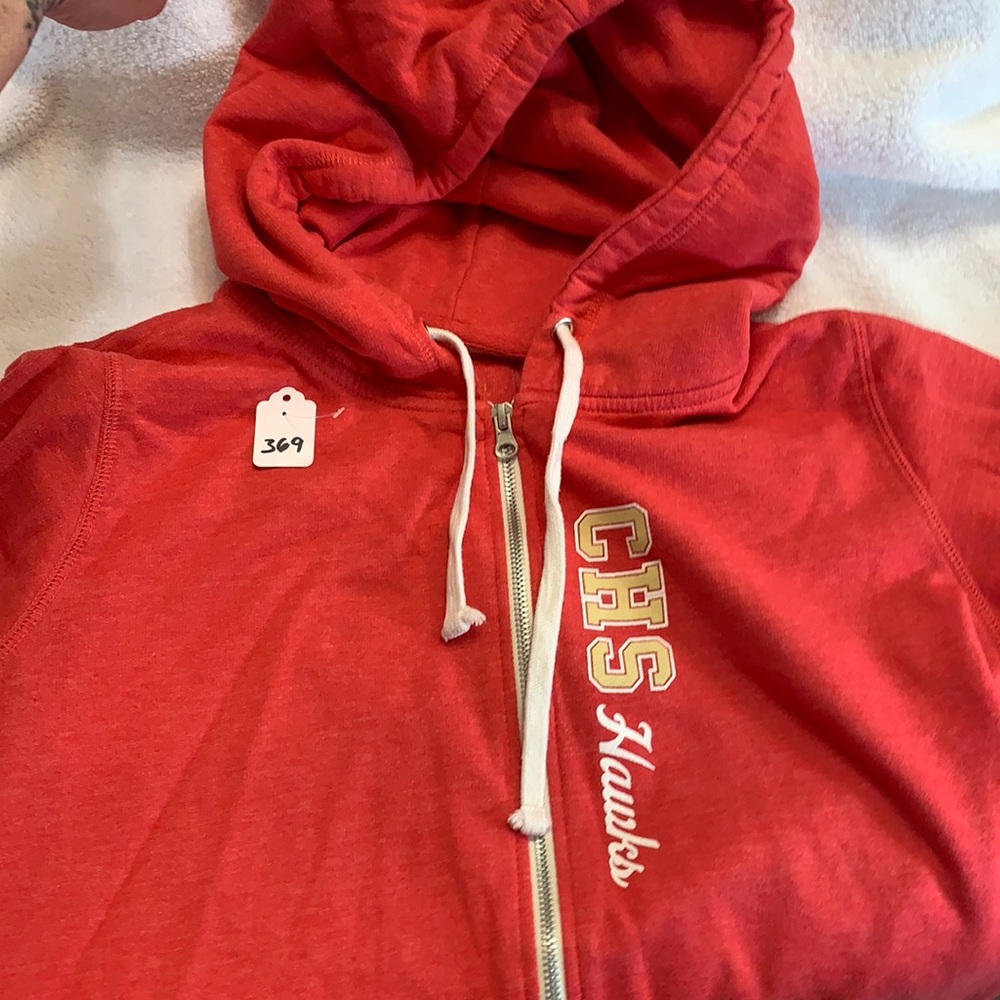 THRIFTED SCHOOL HOODED SWEATSHIRT SIZE XL